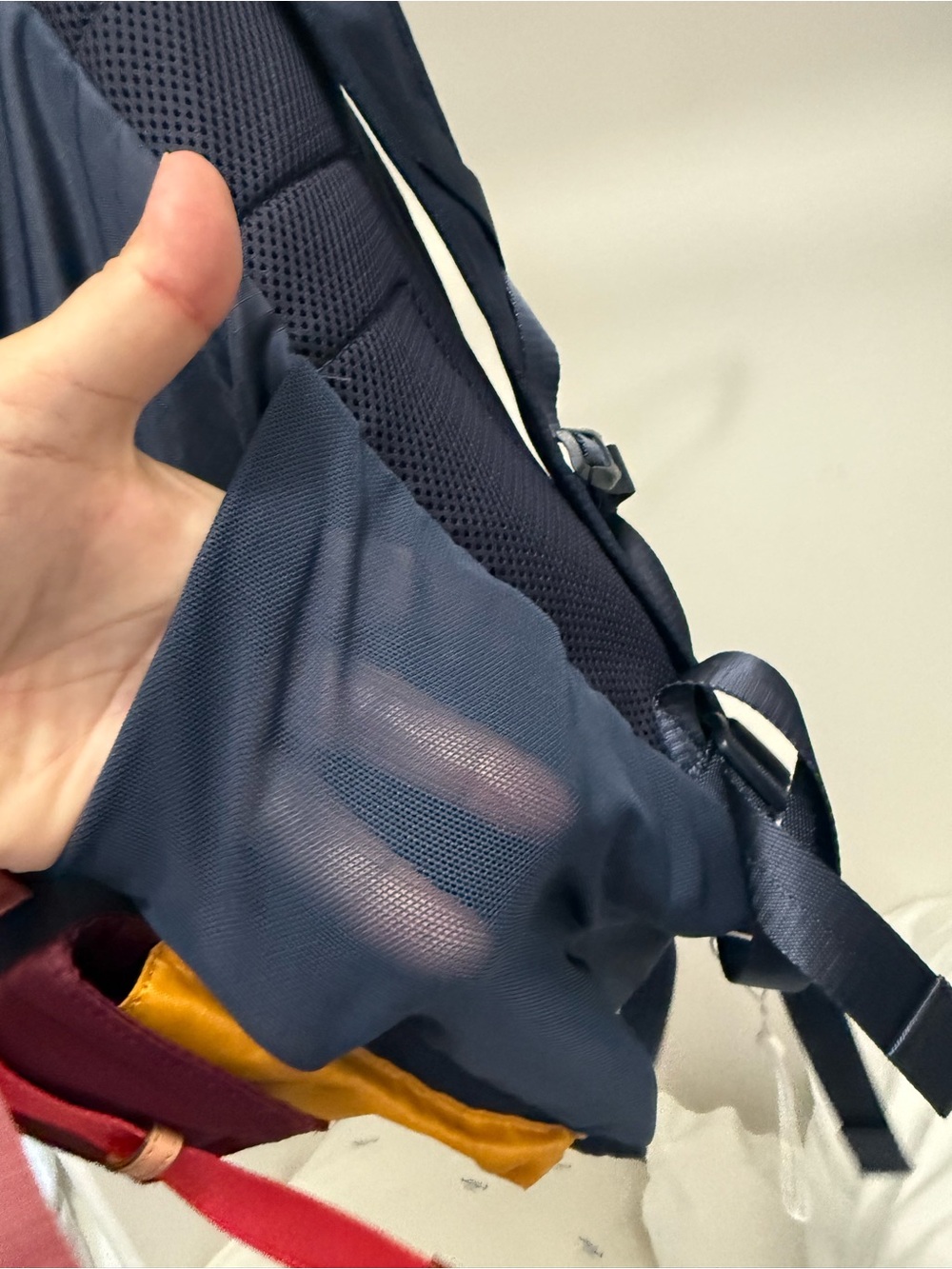 Tory Burch - Riptide Navy Mesh Backpack - Picture 1 of 10